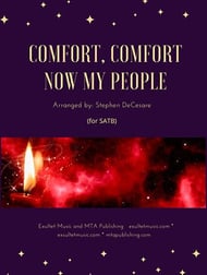 Comfort, Comfort Now My People SATB choral sheet music cover Thumbnail